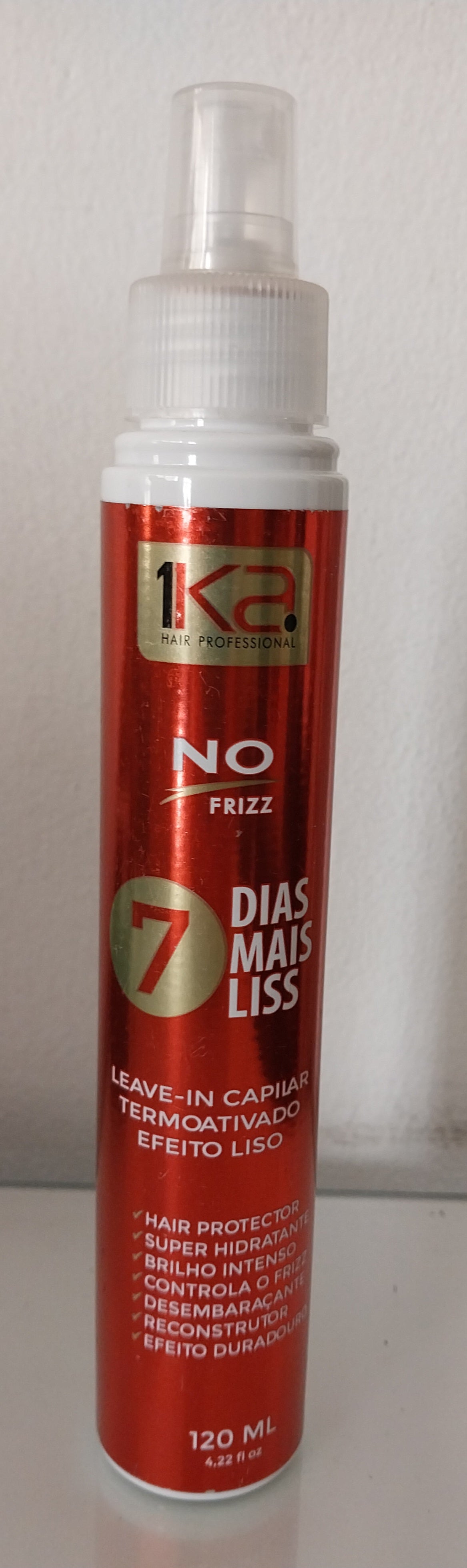 1Ka Hair Finisher Leave In Smooth Effect No Frizz Thermal Protector Finisher 7 Days 120ml - 1Ka