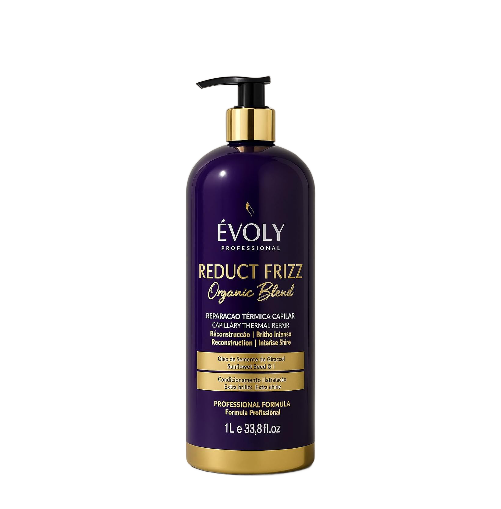 Evoly Reduct Frizz Organic Blond Smoothing Treatment for Blonde Hair 1L / 33.8 fl oz - Évoly