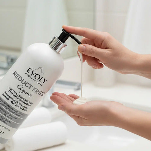 Evoly Reduct Frizz Organic 1L - usage