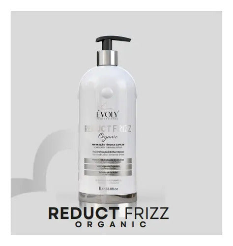 Evoly Reduct Frizz Organic 1L - label