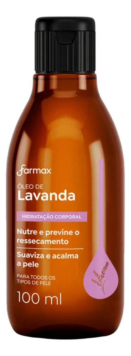 Huile Corporelle Cheveux Lavande Farmax 100ml / 3.38 fl oz