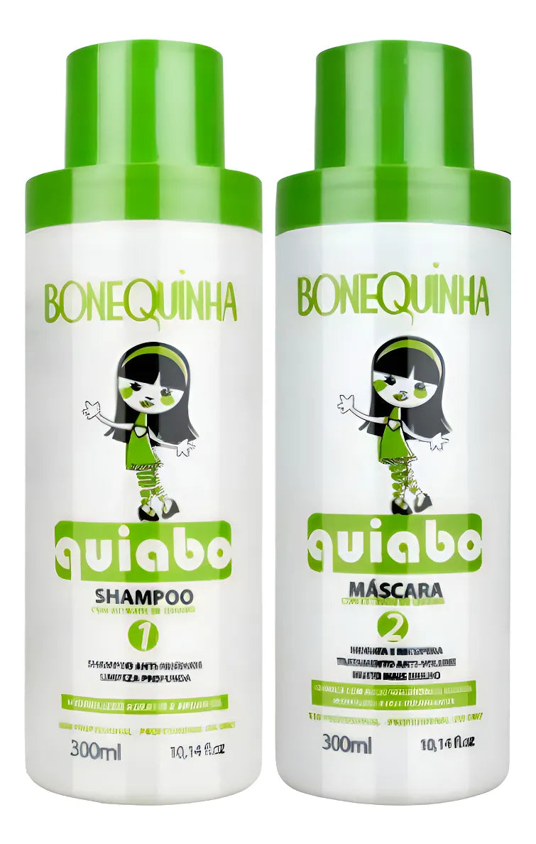 Professional Okra Progressive Brush Treatment Kit 2x300ml - Bonequinha Escandalosa