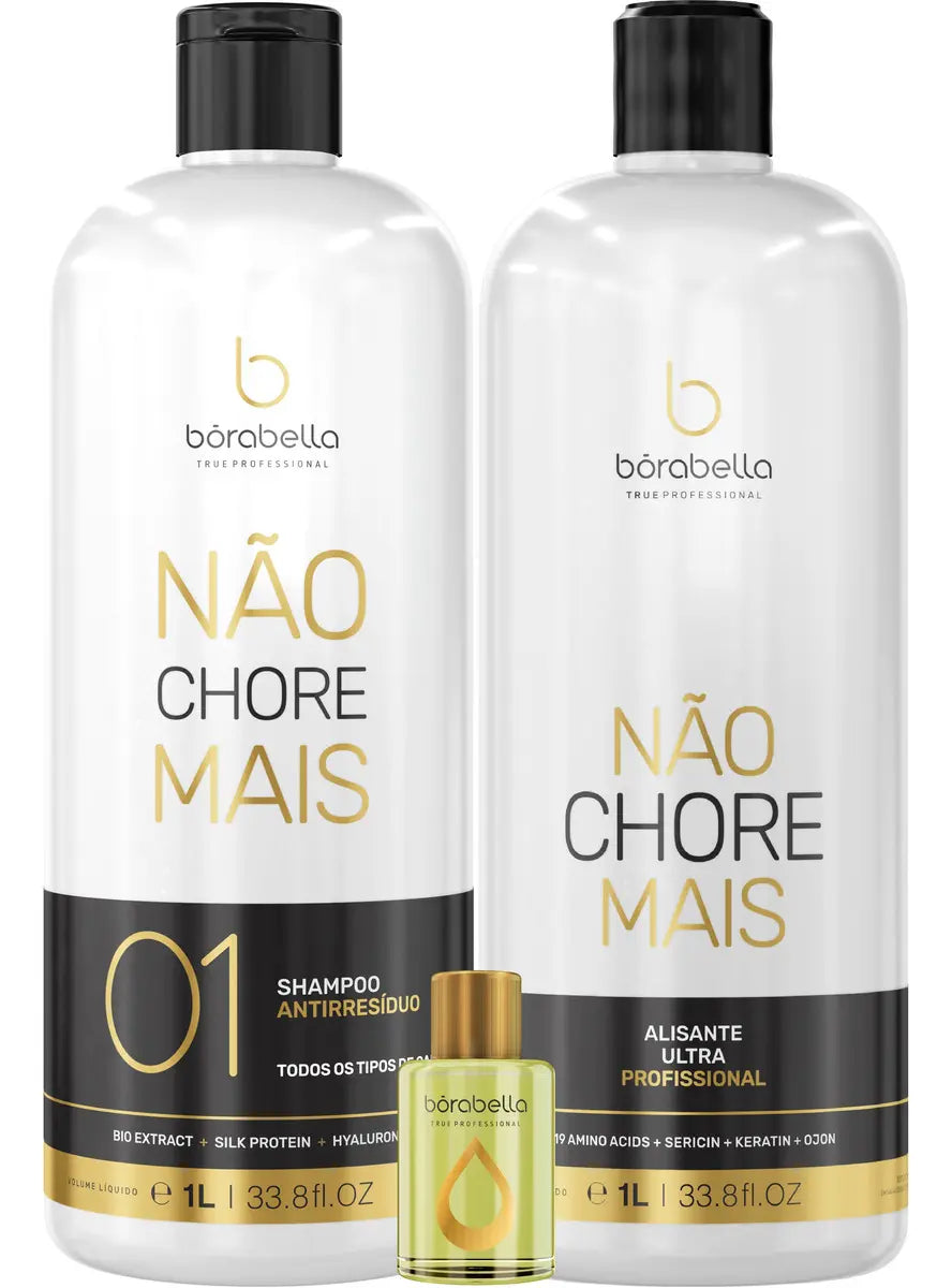Nao Chore Mais Soin Capillaire Progressif Anti-Pleurs 2x1000ml - Borabella