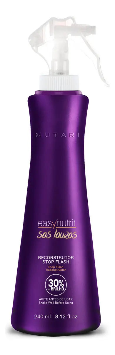 Reconstructeur Stop Flash 150 ml Professionnel Sos Cheveux Blonds Mutari