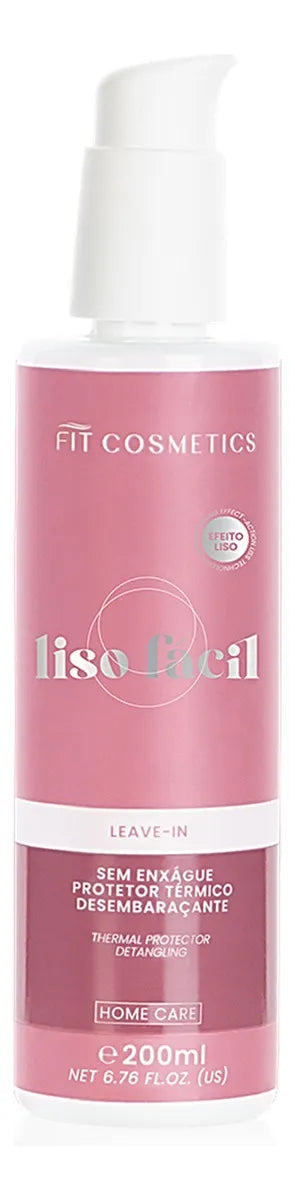 Easy Smooth 5 en 1 Tratamiento Capilar Termoactivo Fluido 200ml - Fit Cosmetics