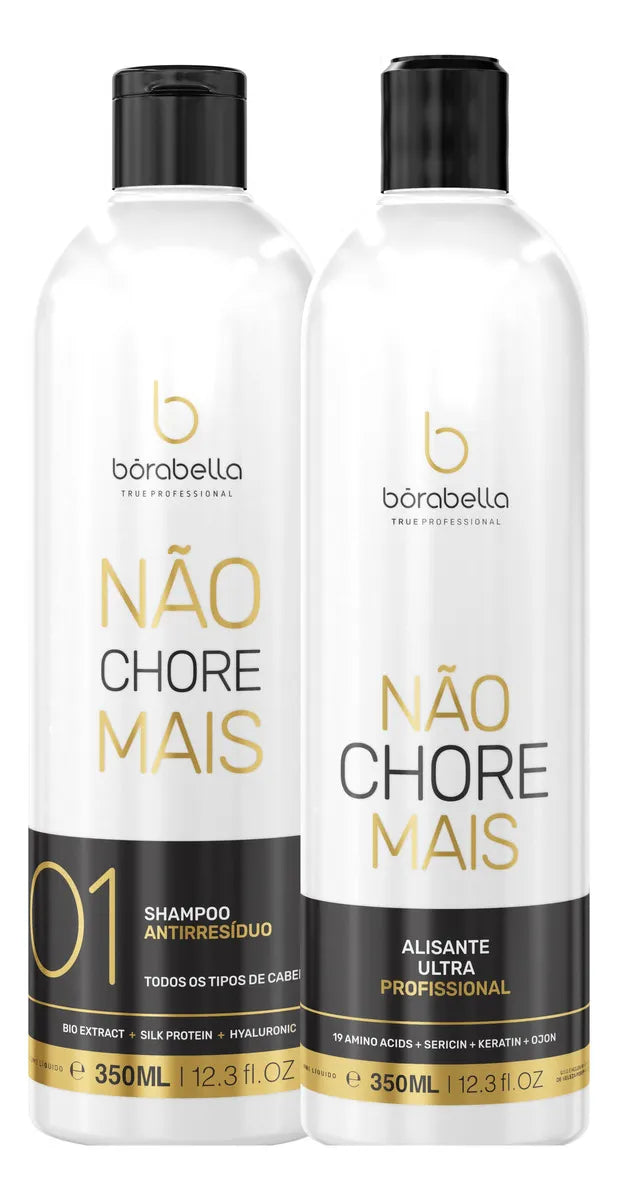 Nao Chore Mais No More Crying Progressive Hair Treatment 2x350ml - Borabella
