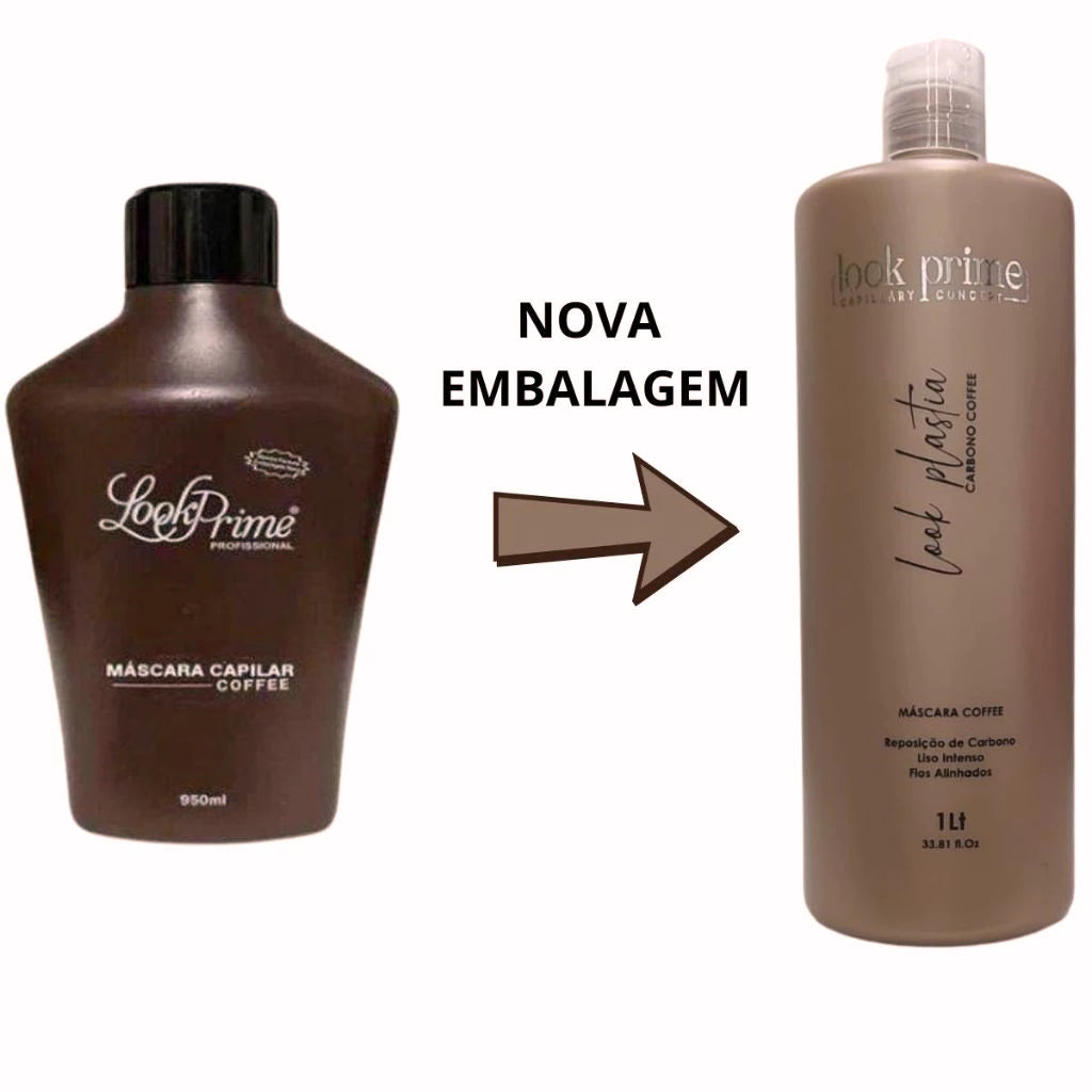 Kit Alisado Cepillo Progresivo Sellado Térmico Café 2 Piezas - Look Prime