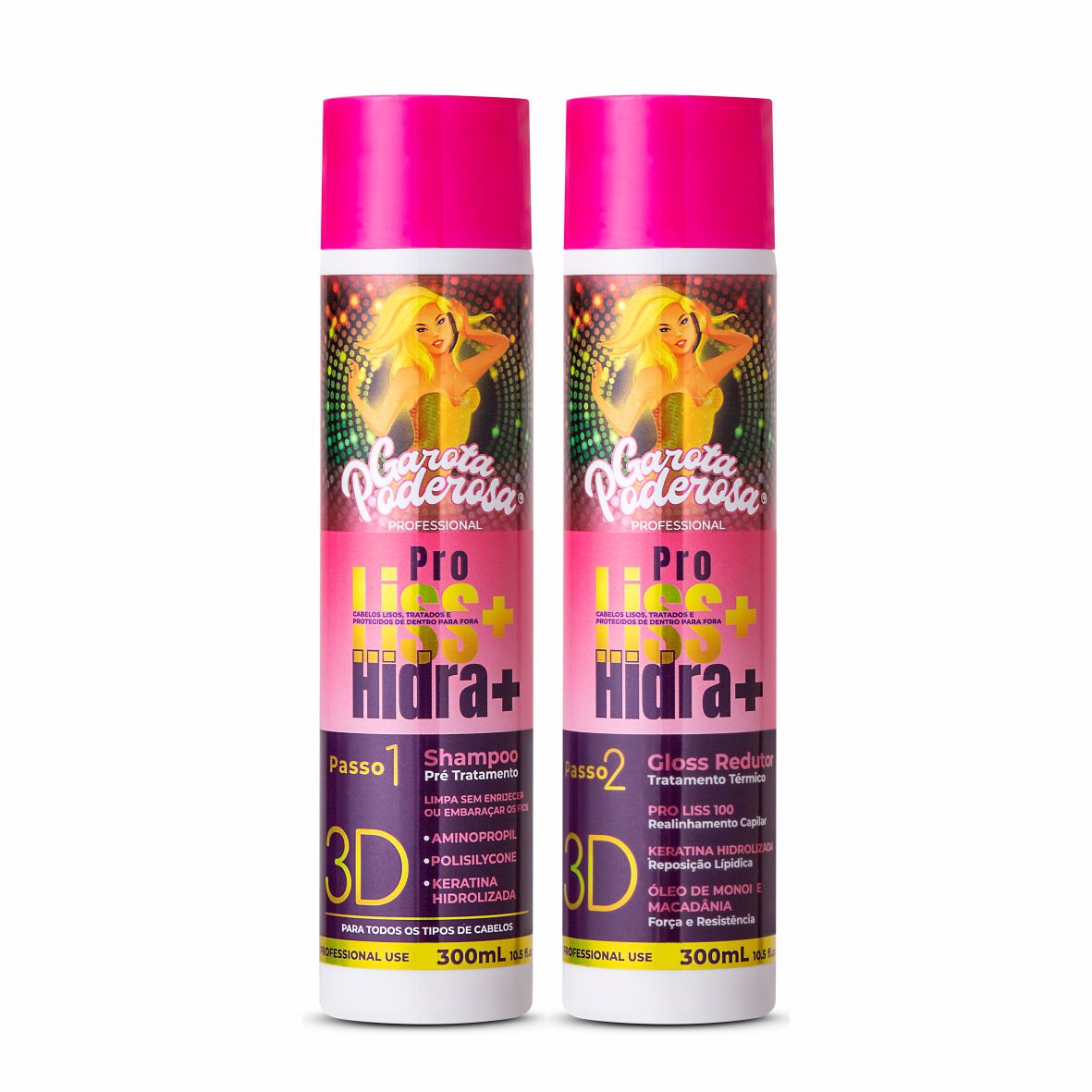 Garota Poderosa ProLiss Hidra+ Keratin Realignment Treatment Kit 2x300
