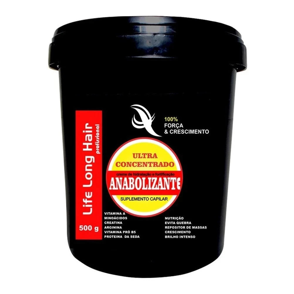 Life Long Hair Hair Treatment Anabolizante Replenisher Anabolic Supplement Ultra Mask 500g - Life Long Hair
