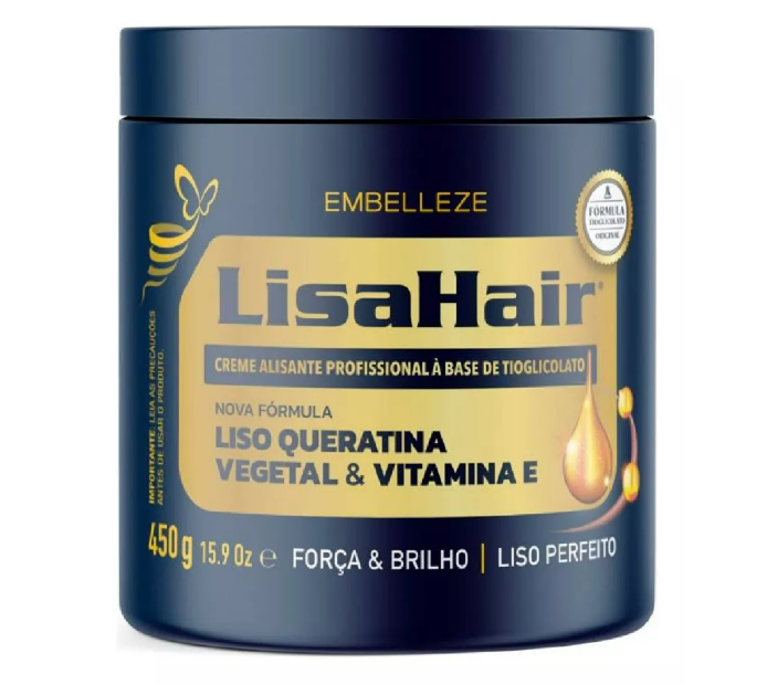 Lisahair Brazilian Keratin Lisahair Straightening Cream Smooth Keratin 550g