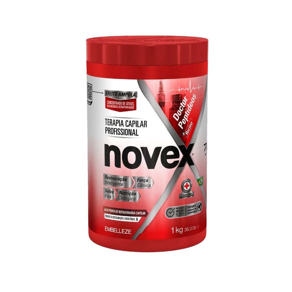 Novex Treatment Cream Castor Oil Creme De Tratamento Novex Doctor Rícino 1kg