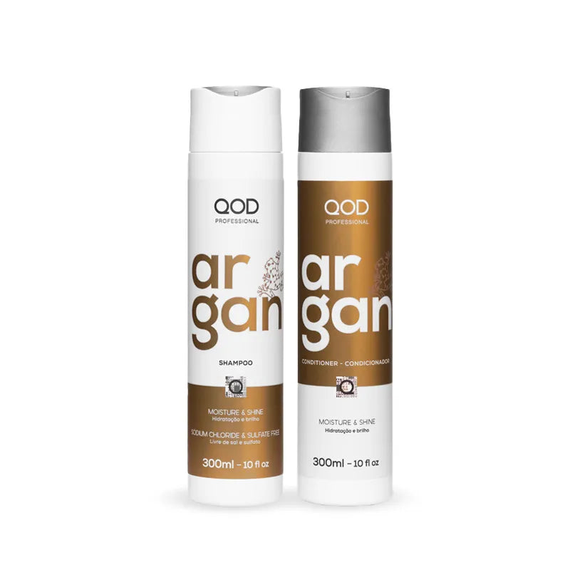 QOD Home Care Set QOD Argan Pro Shampoo Conditioner Reconstruction Sealing Kit 2x300ml - QOD
