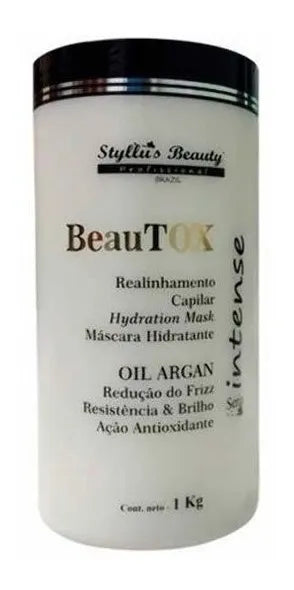 Styllus Beauty Hair Color Btox Beautox Strong Blond Tinting Argan Oil Hydration Mask 1KG - Styllus Beauty