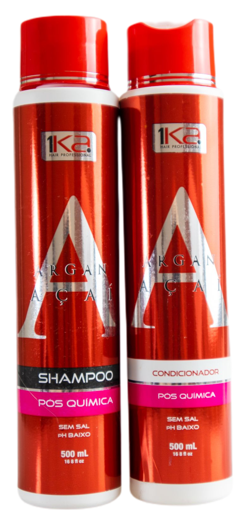 1Ka Home Care Argan and Açai Pos Progress Shampoo and Conditioner Maintenance 2x500ml - 1Ka