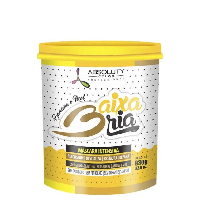 Absoluty Color Hair Mask Baixaria Banana & Honey Intensive Treatment Hair Mask 930g - Absoluty Color