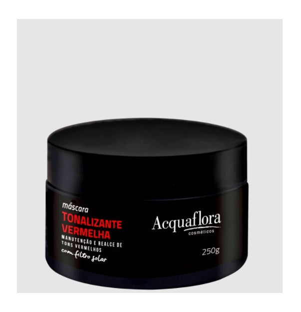 Acquaflora Hair Care Red Tinting Color Maintenance Sunblock Protection Hair Mask 250g - Acquaflora
