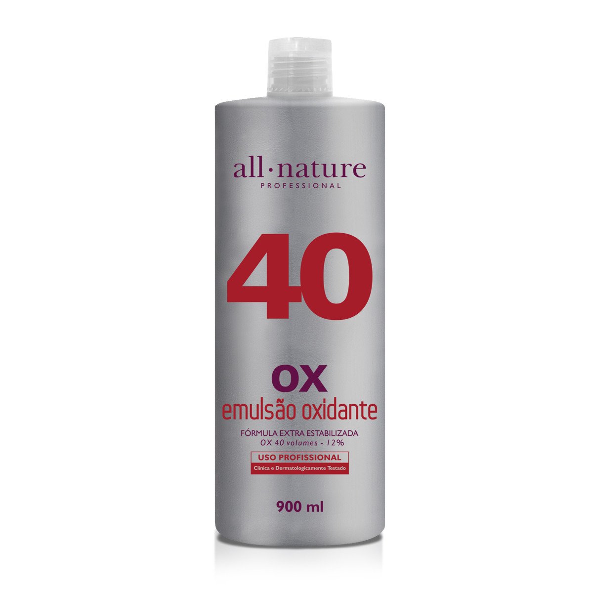 All Nature Brazilian Keratin Treatment Oxidizing Emulsion OX Discoloration Treatment 40 Vol. 12% 900ml - All Nature