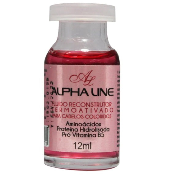 Alpha Line Hair Care Thermoactivated Reconstructor Fluid Colored Hair Treatment 12ml - Alpha Line