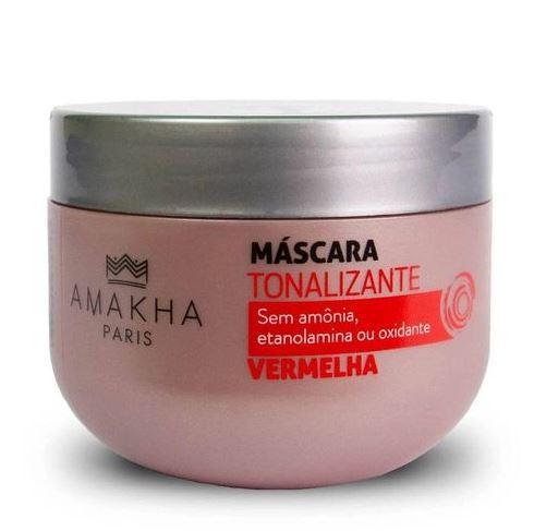 Amakha Hair Mask Red Hair Tinting Moisturizing Color Revitalizing Hydration Mask 300g - Amakha