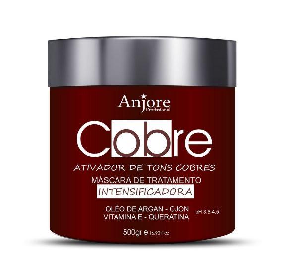 Keratina Ojon Cobre Rojo Mascarilla Tratamiento Intensificador Tonificante 500g - Anjore