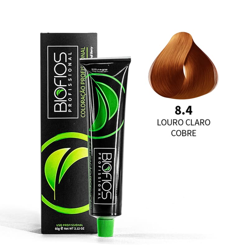 Biofios Profissional Hair Color Biofios Profissional 8.4 Clear Blonde Copper Permanent 60g