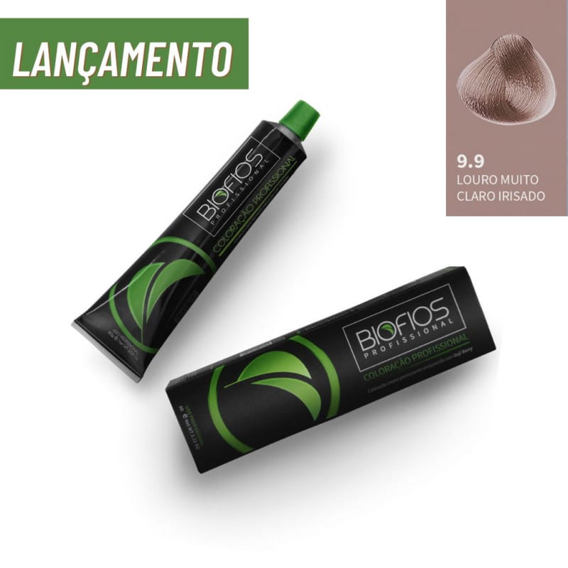 Biofios Profissional Hair Color Biofios Profissional 9.9 Very Clear Blonde Irisado- Coloration 60g