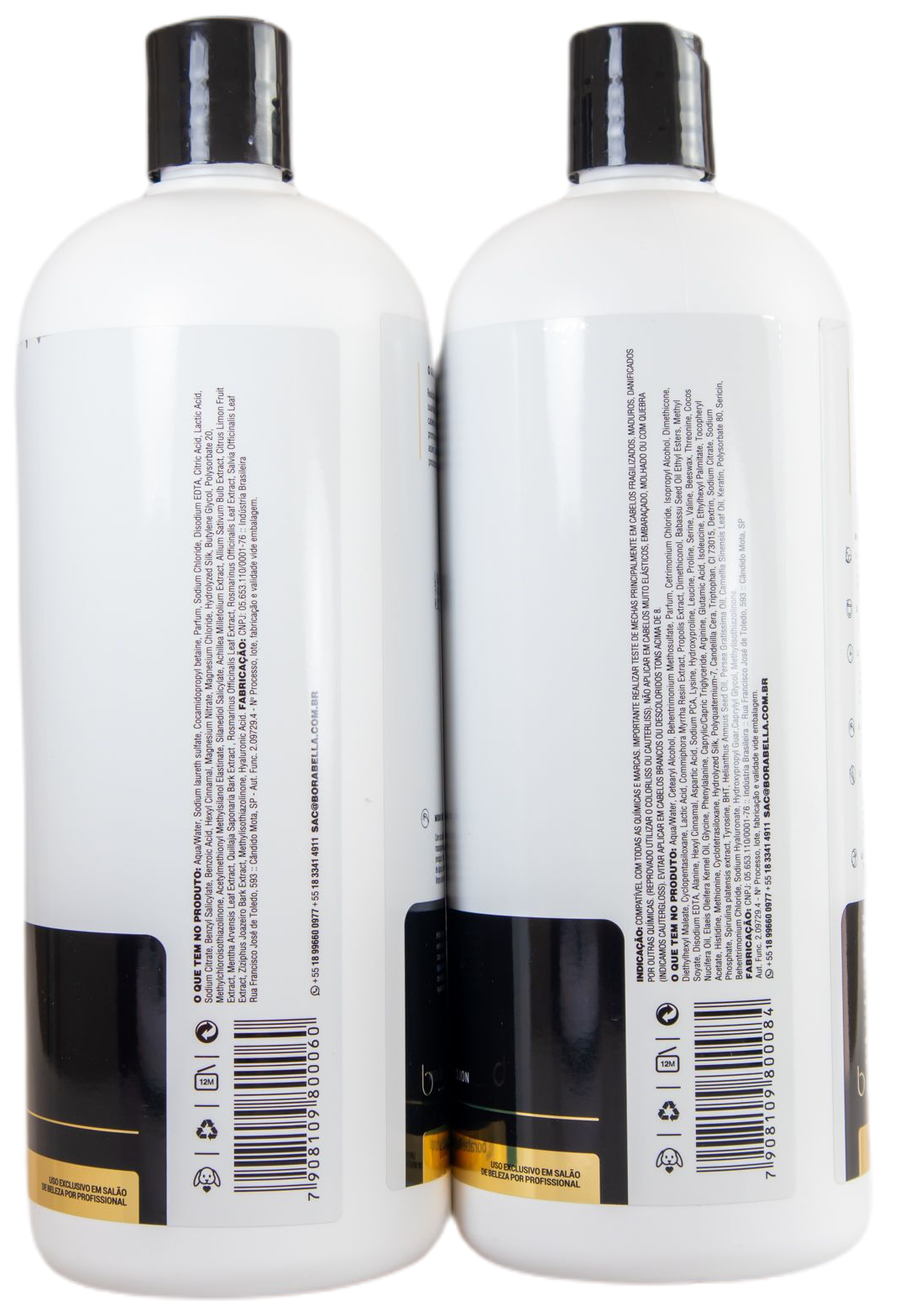 Borabella Brazilian Keratin Treatment Nao Chore Mais No More Crying Progressive Hair Treatment 2x1000ml - Borabella