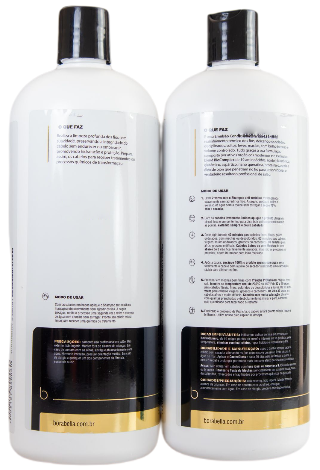 Borabella Brazilian Keratin Treatment Nao Chore Mais No More Crying Progressive Hair Treatment 2x1000ml - Borabella