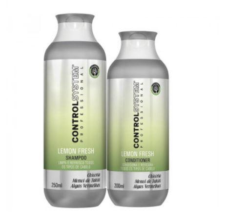 Control System Brazilian Keratin Treatment Control System Lemon Fresh Chicoria Red Algae Thaiti Kit 2 Prod. - Control System
