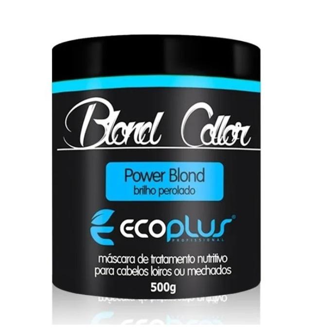 Ecoplus Hair Mask Blond Color Pearly Shine Tinting Nourishing Treatment Mask 500g - Ecoplus