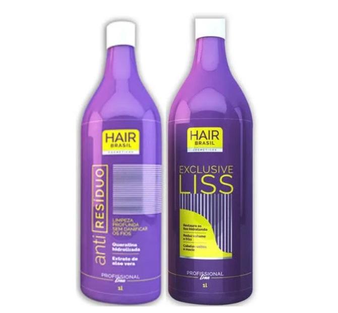 Exclusivo Kit Alisado Orgánico Cepillo Progresivo Liss 2x1L Hair Bra