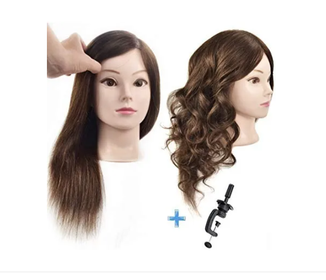 Hair Mannequin for Hairdressing Training 70 H Hair
