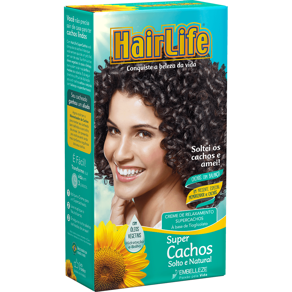 Hairlife Hair Relaxer Cream Super Curls Loose And Natural Kit