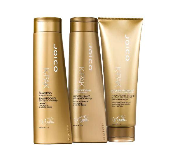 Joico Brazilian Keratin Treatment K-Pak Dry Hair Repair Damage Keratin Aloe Vitamin E Hydrator Kit 3 Prod. - Joico