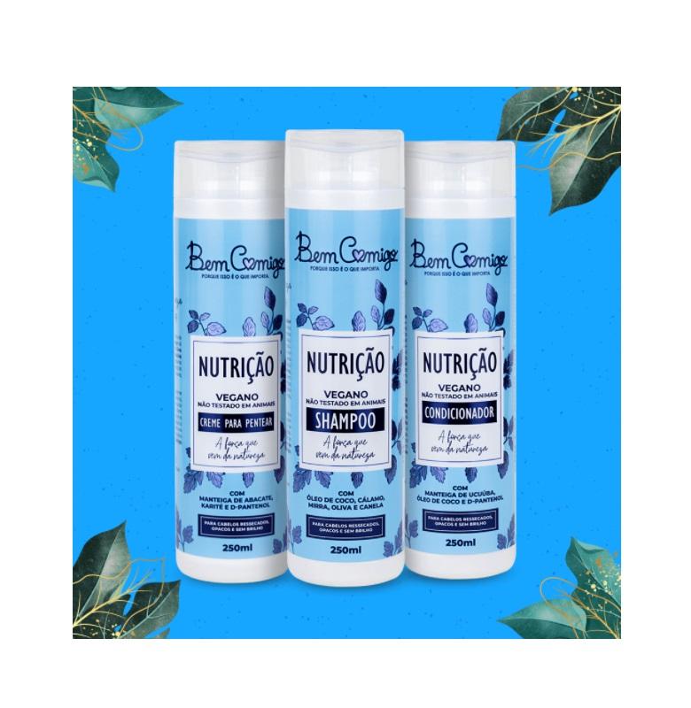 Kamaleão Color Hair Care Kits Nutrition Nourishing Vegan Home Care Treatment Kit 3x250ml - Kamaleão Color