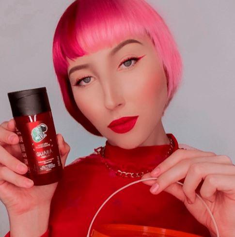 Kamaleão Color Home Care Brazilian Guará Cherry Red Tinting Pigment Vegan Mask 150ml - Kamaleão Color