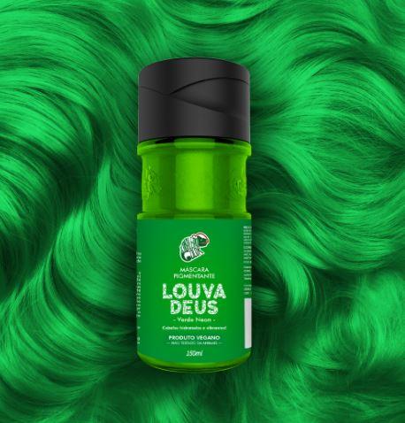 Kamaleão Color Home Care Brazilian Louva Deus Neon Green Pigment Vegan Mask 150ml - Kamaleão Color
