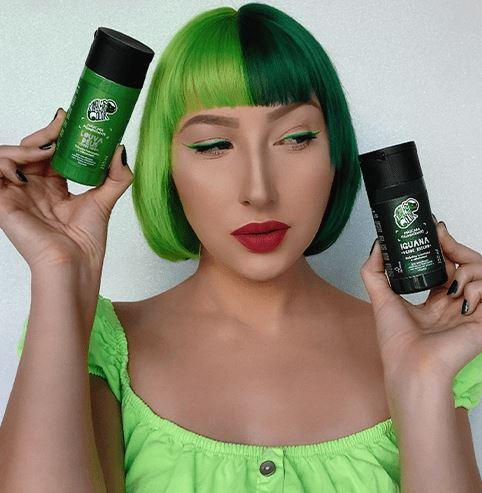 Kamaleão Color Home Care Brazilian Louva Deus Neon Green Pigment Vegan Mask 150ml - Kamaleão Color