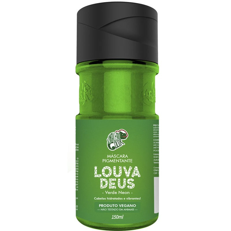 Kamaleão Color Home Care Brazilian Louva Deus Neon Green Pigment Vegan Mask 150ml - Kamaleão Color