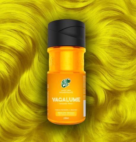 Kamaleão Color Home Care Brazilian Vagalume Neon Yellow Tint Pigment Vegan Mask 150ml - Kamaleão Color