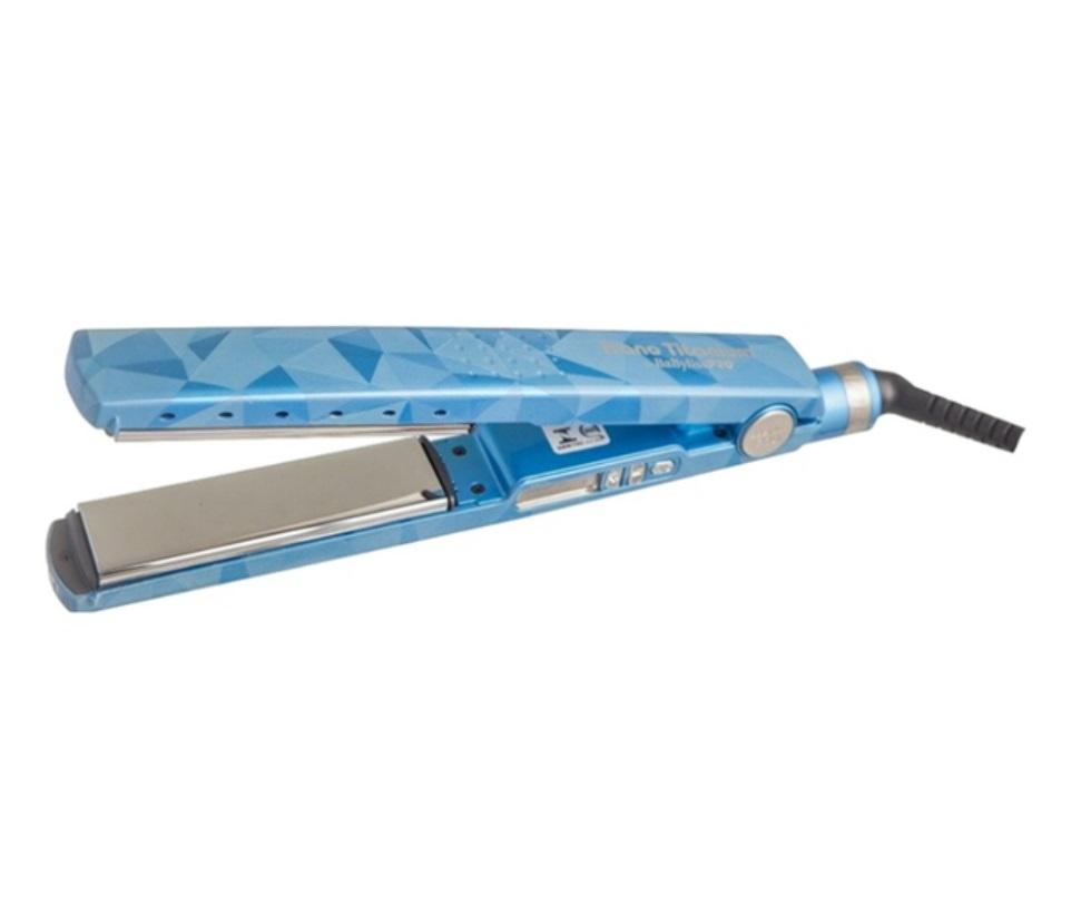 MiraCurl Flat Iron Babyliss PRO Nano Titanium Blue Vetro Flat Iron Board 110V 127V 450F - MiraCurl