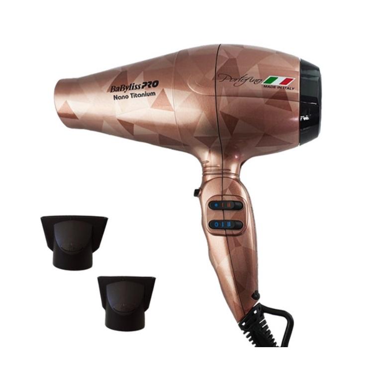 Secador Pro Portofino 6600 Vetro Oro Rosa 110V 127V 2000W Babyliss