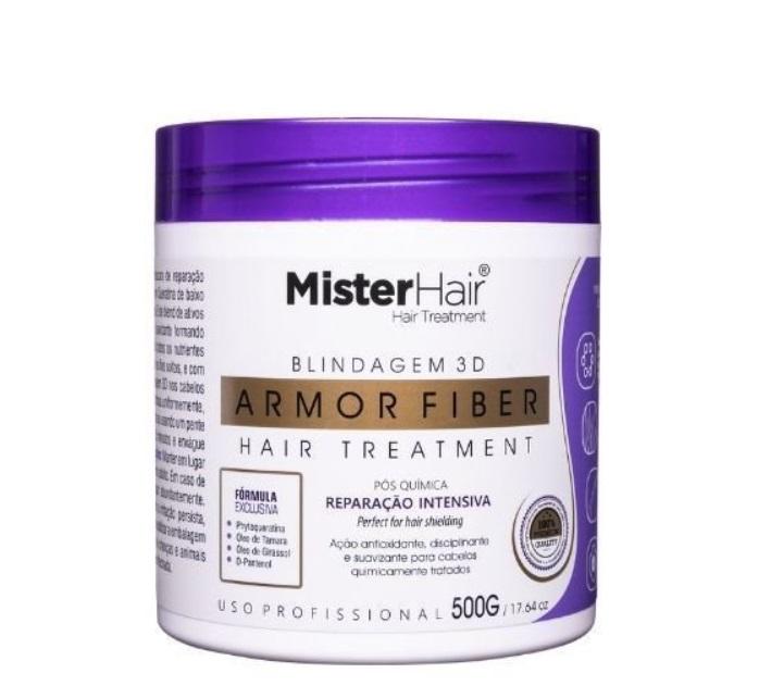 Mister Hair Hair Mask Armor Fiber Post Chemistry Intensive Repair Shielding Mask 500g - Mister Hair