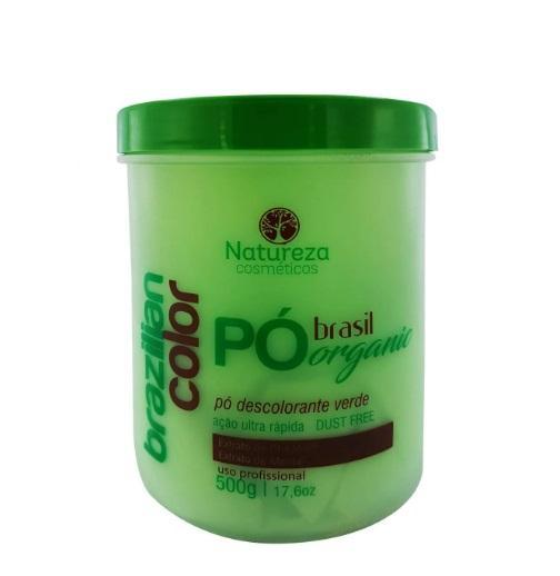 Brazilian Color Dust Free Polvo Decolorante Orgánico Verde 500g - Natureza