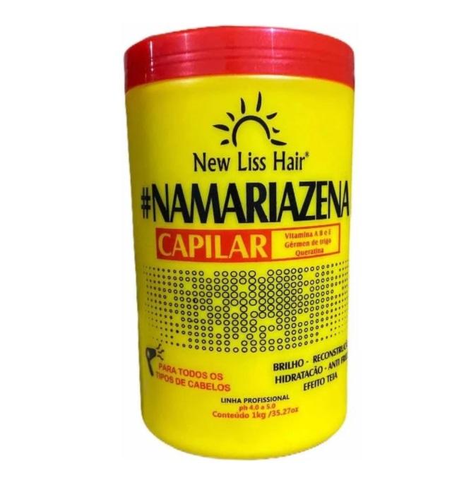 New Liss Hair Hair Mask Maizena Hair Supplement Moisturizing Fortifying Mask 1Kg - New Liss Hair