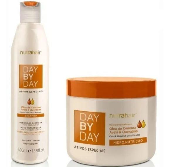 Nutrición Especial Activos Día a Día Avellana Queratina Zanahoria 2x500 - NutraHair