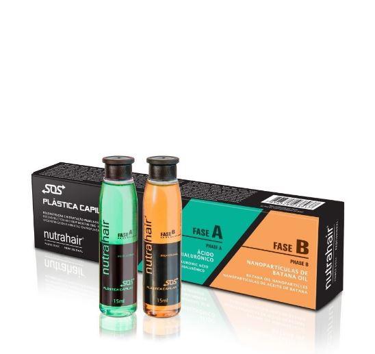 Single Application Hydration Reconstruction SOS Hair Plastic 4x15ml - Single Application Hydration Reconstruction SOS Hair Plastic 4x15ml -