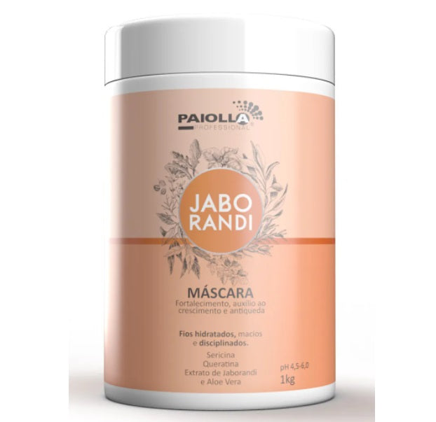 Paiolla Hair Care Jaborandi Hair Growth Fortifying Treatment Anti Loss Control Mask 1Kg - Paiolla