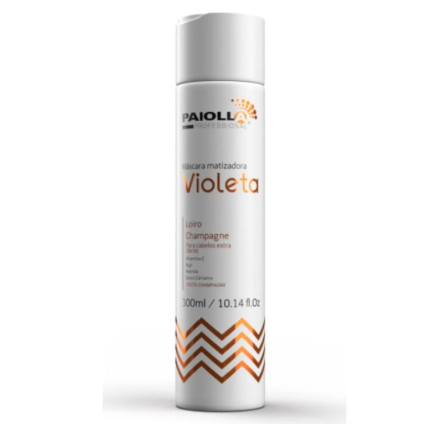 Paiolla Hair Care Violet Blond Champagne Tinting Color Maintenance Hair Mask 300ml - Paiolla