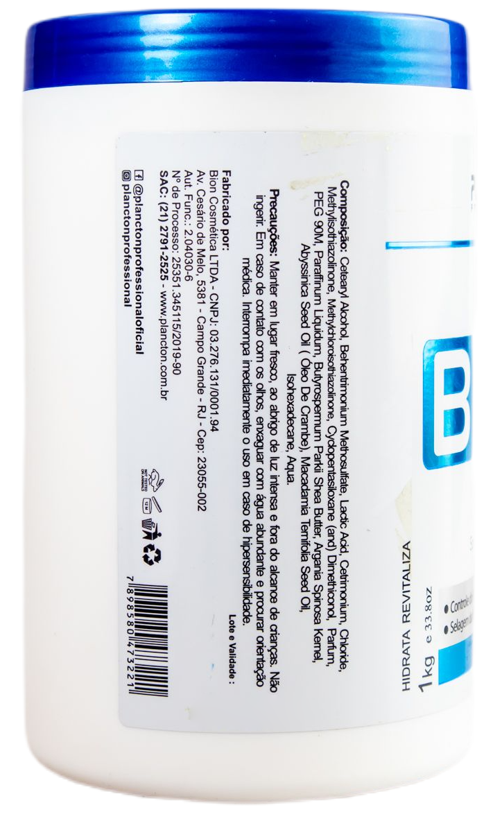 Plancton Professional Hair Treatment Deep Hair Mask Orghanic Treatment for Hair Straightening 1KG - Plancton Professional